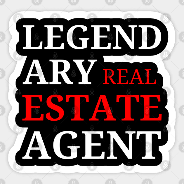 Legendary Real Estate Agent Sticker by REG